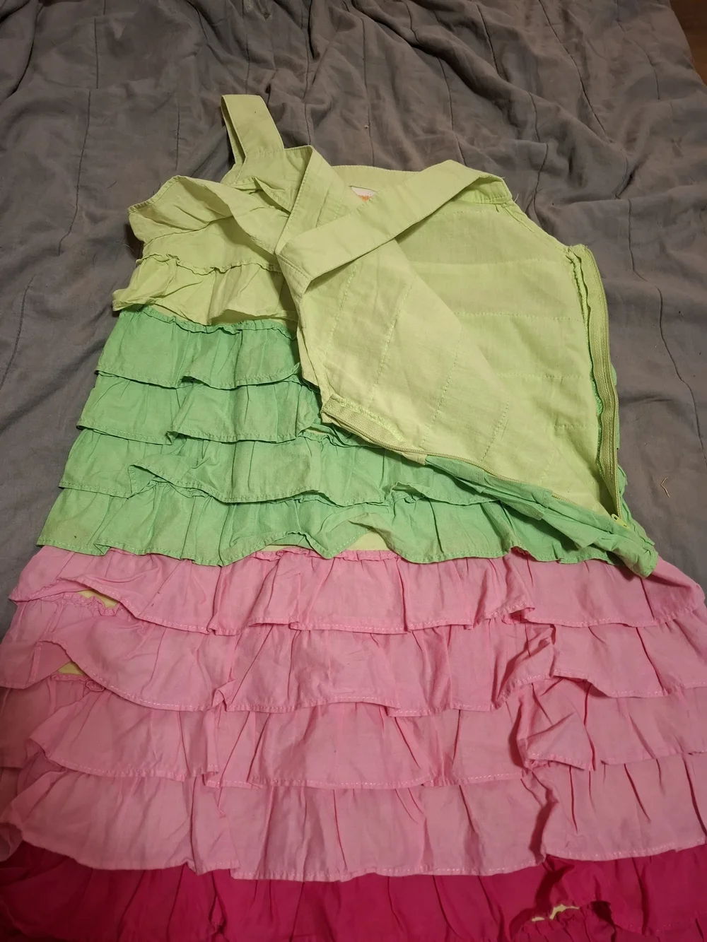 Gymboree Girls Floral Multiple Colored Mermaid Dress Sz 8/9